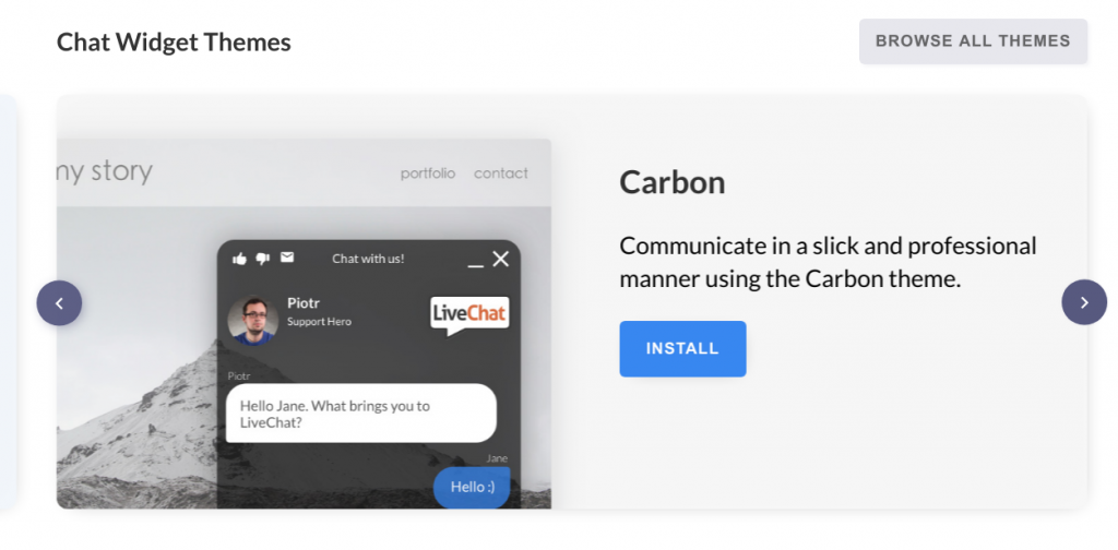 livechat inc widget