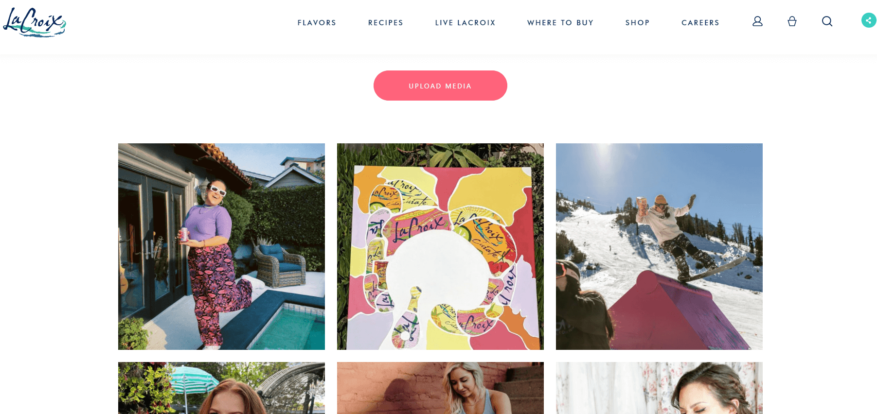 Lacroix live - brands that work with micro influencers