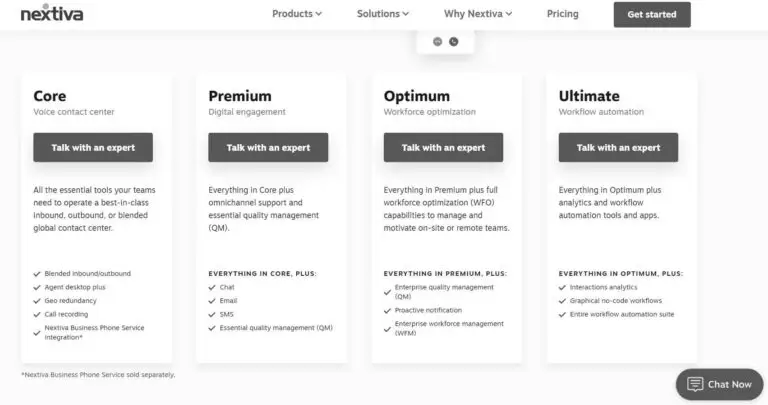 Nextiva pricing
