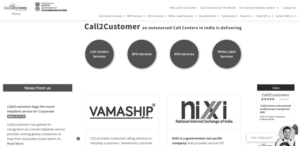customer service outsourcing companies in india