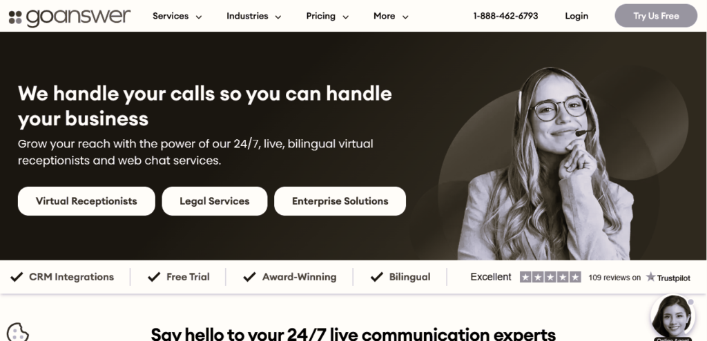 answering phone service small business Go Answer