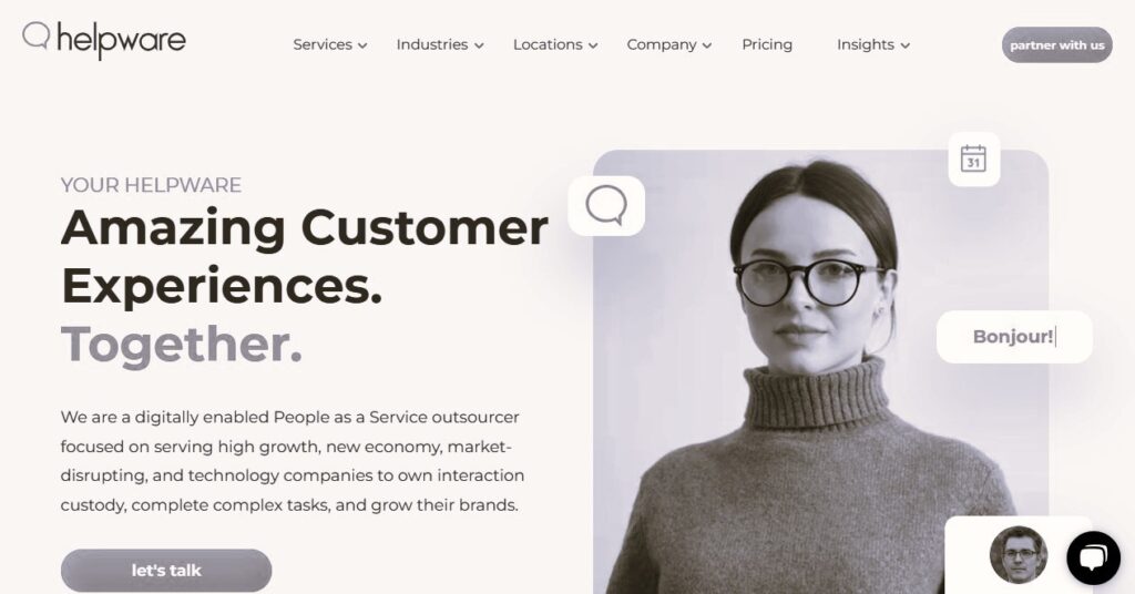 peak support competitors Helpware