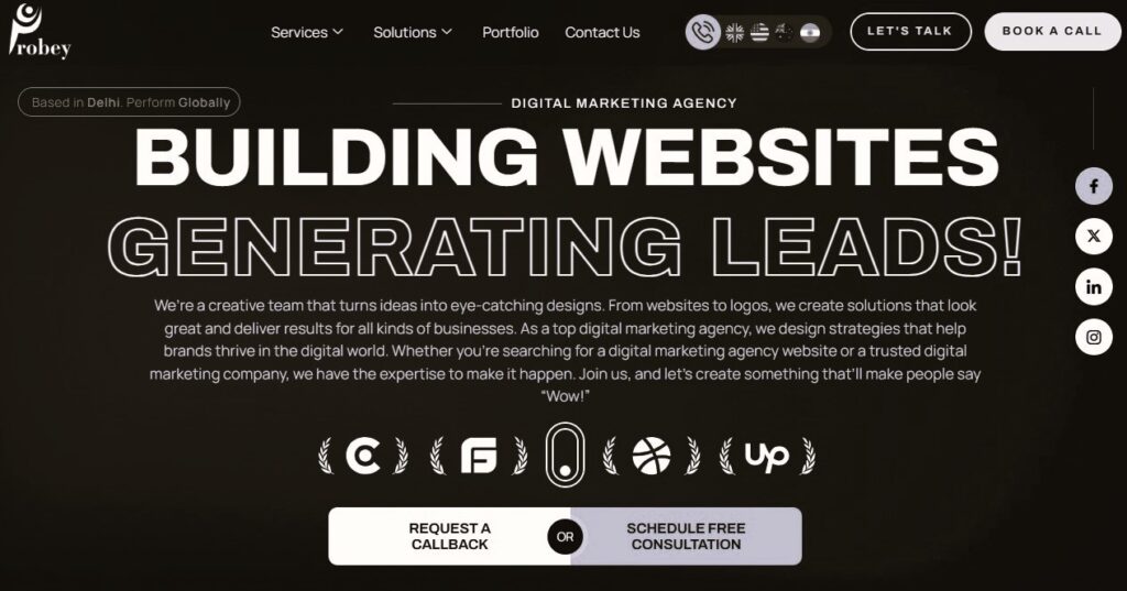 digital marketing agency in california Probey