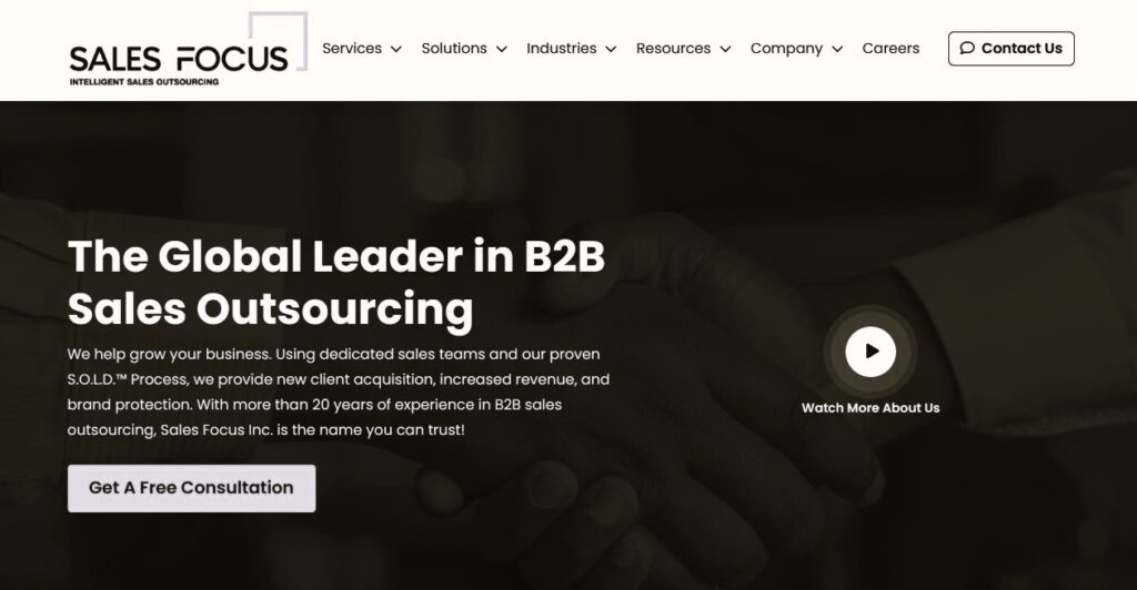 peak support competitors Sales Focus