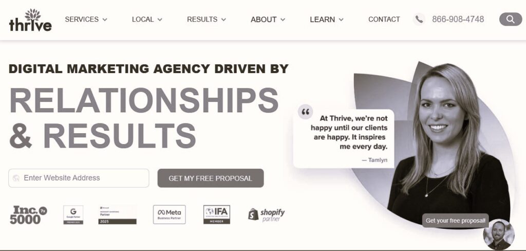 real estate seo companies Thrive internet marketing