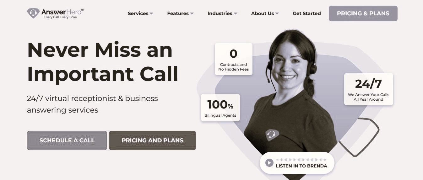 medical answering service companies AnswerHero