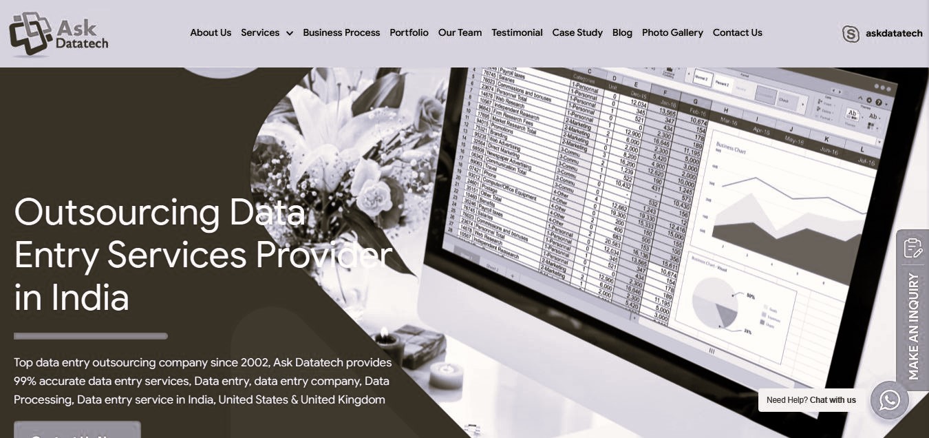 legal data entry services Ask Datatech