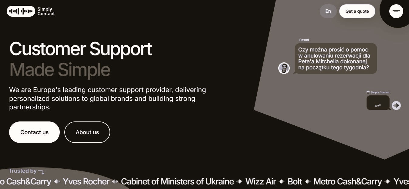 outsourced phone support Simply contact